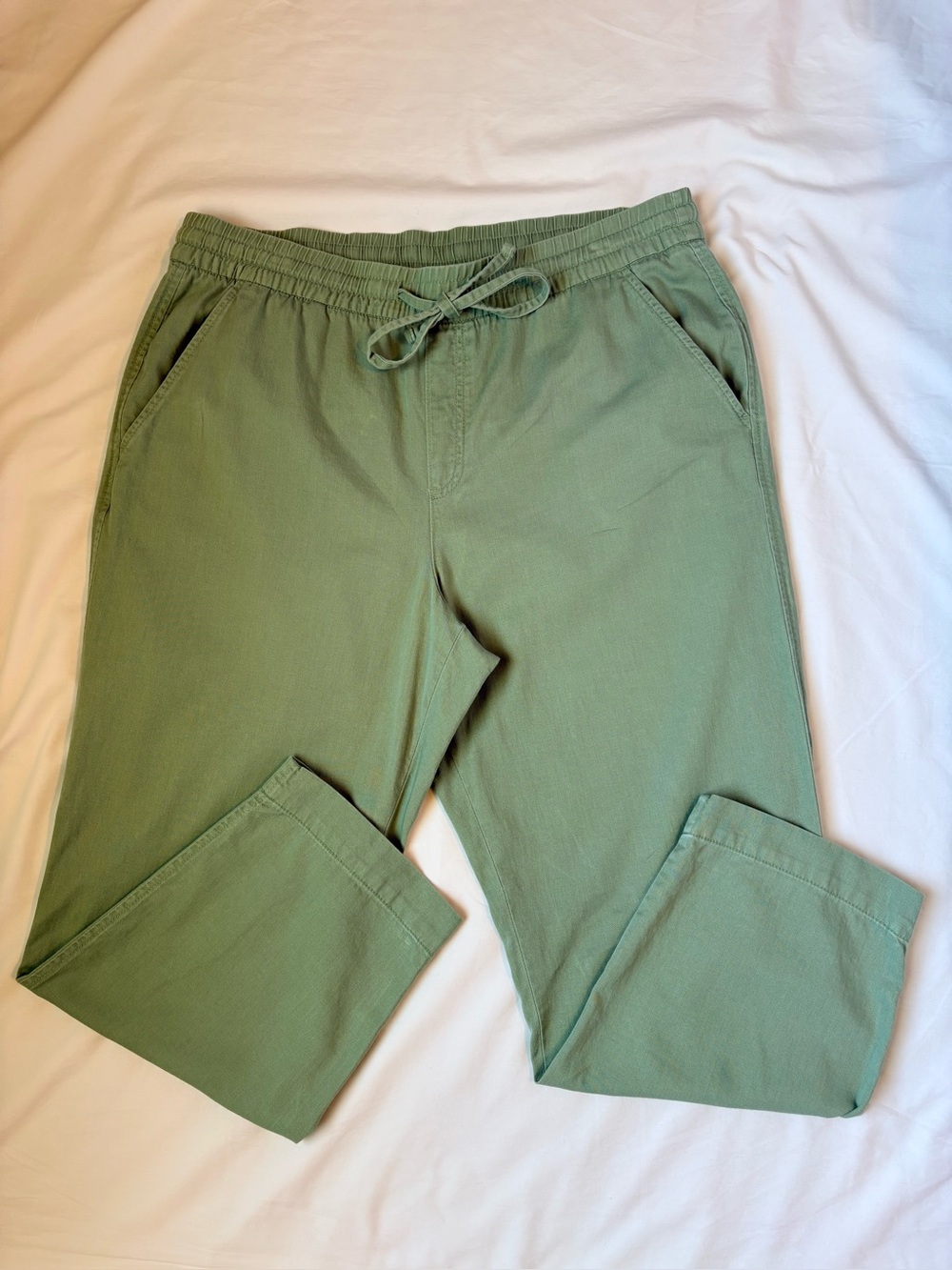Gap Easy Pant Desert Sage Green Size Large Style 679818 - Picture 2 of 9